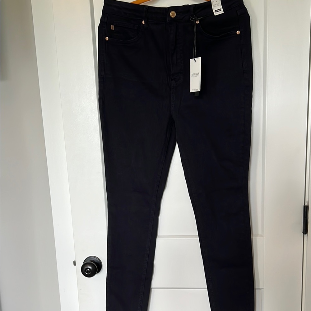 Judy Blue Navy High Waisted Skinny Jeans with Stretch